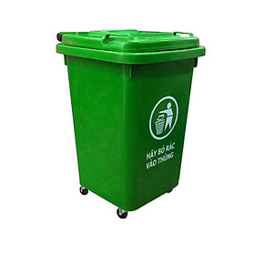 Mua THÙNG RÁC CÔNG NGHIỆP XE THÙNG CHỨA ĐỰNG RÁC THẢI NHỰA HDPE  nhiều size 30L - 60 - 100L- 120L - 240L có bánh xe