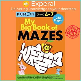 Hình ảnh sách Sách - My Big Book of Mazes Bind Up by Kumon Publishing (US edition, paperback)