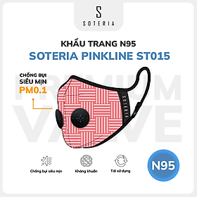 Khẩu trang thời trang Soteria Pinkline ST015