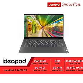 Mua Laptop Lenovo IdeaPad 5 14ITL05 82FE016PVN i5-1135G7|8GB|256GB| Intel Iris Xe Graphic - Hàng chính hãng