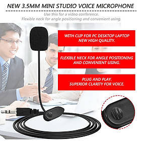 Micro Thu Âm cài áo mini giắc cắm 3.5mm cho máy tính bàn, Laptop, live stream , quay video, ghi âm, ghi âm nhạc cụ, Vlog, Chơi game, Podcasting, trò chuyện qua Zoom, MSN, SKYPE và hát trên Internet, TN Bluetooth Siêu Bass Có Mic Đàm Thoại