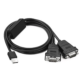 Mua Ugreen UG30769US229TK 1.5M màu Đen Cáp chuyển đổi USB 2.0 sang 2 đầu COM cao cấp - HÀNG CHÍNH HÃNG