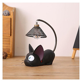 Đèn họa tiết mèo trong nhựa sáng sáng tạo đèn ngủ Đèn đọc (Long chao đèn) Trang trí thủ công nhựa sáng tạo 81217cm