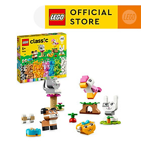 LEGO CLASSIC 11034 Đồ chơi lắp ráp Bộ gạch sáng tạo chủ đề động vật (450 chi tiết)