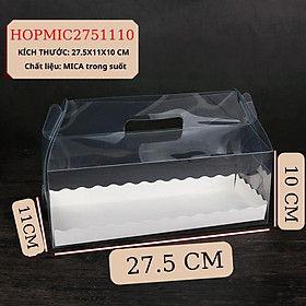 Mua Hộp Đựng Bánh Kem MOUSSE Mica Trong Suốt Đựng Bánh Gato Sinh Nhật Nhiều Kích Cỡ