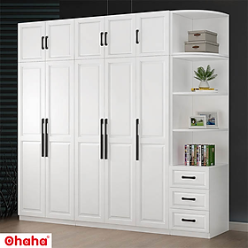 Mua   Miễn phí giao hàng & lắp đặt tại TP.HCM   Kèm clip thực tế  Tủ Quần Áo Gỗ Công Nghiệp Hiện Đại Ohaha - HĐ004