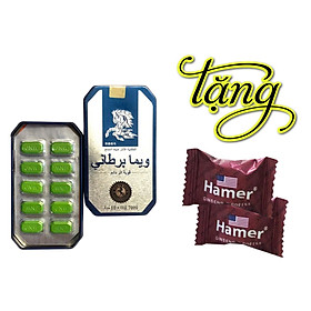 Hot Deal Viên uống Ngựa Thái ( hộp 10 viên) tặng kèm 2 viên kẹo Hamer - Mỹ