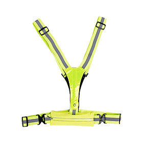 LED Reflective Vest USB Rechargeable Night Running Gear for Men Women