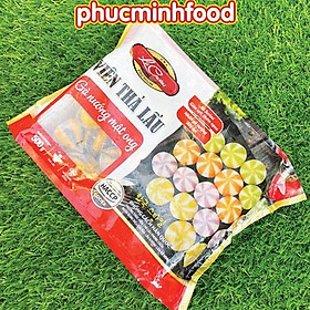 Viên thả lẩu, nhím biển nhân gà nướng và mật ong sọc đen gói 500gram của