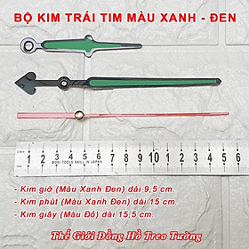 Mua Máy Đồng Hồ OSAKI Kim Nhảy – Bộ Kim Tự Chọn (Kim Bầu  Kim Hoa Văn  Kim Khung và Kim Đuôi Trái Tim) – Tặng Pin AA VỎ NHÔM