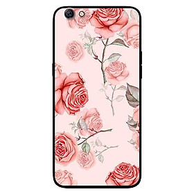 Ốp lưng dành cho Oppo F1s - A83 - Oppo F5 ( F5 Youth ) - F7 mẫu Hoa Tiết Hồng Cam