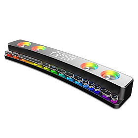 Portable BT Wireless Speaker Soundbar USB 3D Stereo Subwoofer Multifunctional Home Indoor Sound Machine Computer