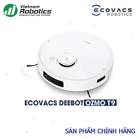 Mua Robot hút bụi Ecovacs Deebot T9  Lực hút 3000Pa  Công nghệ vẽ bản đồ TrueMapping 3.0 - Hàng chính hãng