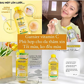 Nước làm sạch và tẩy trang cho mọi loại da Garnier Micellar Water 125ml - 400ml