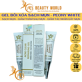 Kem Mụn PEONY WHITE 20ml - Hết Mụn - Đẩy Lùi Các Yếu Tố Gây MỤN - Giảm Thâm Sau MỤN