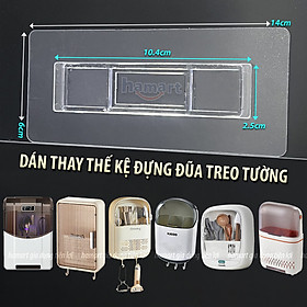 Miếng Dán Hộp Đựng Đũa Thìa Có Nắp Treo Tường Máy Sấy Đũa Muỗng Dán Thay Thế Giá Kệ Nhà Tắm Ecoco