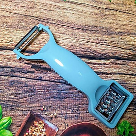 Mua Dụng Cụ GỌT Vỏ BÀO LÁT Cắt Sợi Rau Củ 2IN1 - Dùng 2 đầu - Dụng Cụ Bào lát bào Sợi GỌT VỎ 2 trong 1. Sử dụng ĐA NĂNG Phù