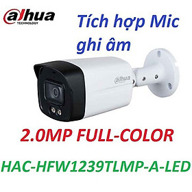 Mua Camera Dòng LITE 2MP FULL COLOR DH-HAC-HFW1239TLMP-A-LED Hàng chính hãng