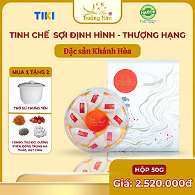 Tổ yến Thượng Hạng Yến sào Hoàng Kim Tinh chế sợi định hình