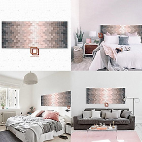 Mua Tranh gỗ trang trí 3D HỒNG PASTEL NHẸ NHÀNG (Wood mosaic) - KÍCH THƯỚC 30x80cm