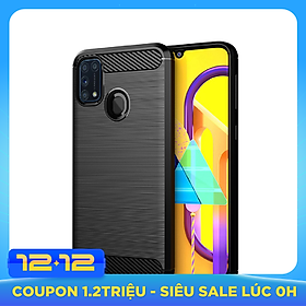 Ốp Lưng Dẻo Dành Cho Samsung Galaxy M31 Vân Xước Chống Sốc-Handtown- Hàng Chính Hãng
