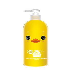 auFine Bé Q Duck Tắm Gội 2 in 1 Trẻ Em 600ml