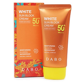 Kem Chống Nắng Dưỡng Da Dabo White Sunblock Cream SPF 50 PA+++ (70ml) - Hàn Quốc Chính Hãng