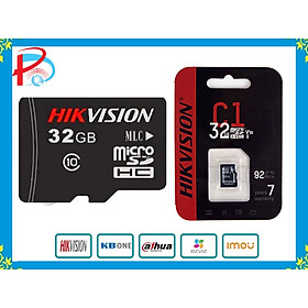 Thẻ Nhớ Mirco SD Hikvision 32Gb 92MB/s Chuyên Ghi Hình Cho Camera, Máy Ảnh và Điện Thoại - Hàng Chính Hãng