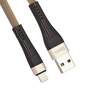 Mua Cáp sạc Hoco Lightning nguồn ra lên đến 2.4A dây cáp được làm từ nylon dệt kim chống rối chiều dài 1 2m - Hàng chính hãng