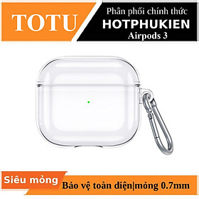 Bao case chống sốc siêu mỏng 2mm dành cho tai nghe Apple Airpods 3 hiệu TOTU AA-137 - hàng nhập khẩu