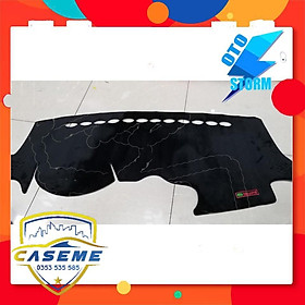 Thảm Taplo Lông Cừu Xe Kia Soluto 2019 2020 Chất Liệu Vải Nhung Có Chống Trượt