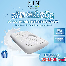 Mua Gối cao su thiên nhiên NIN House chống móp đầu cho bé  Dành cho trẻ nhỏ