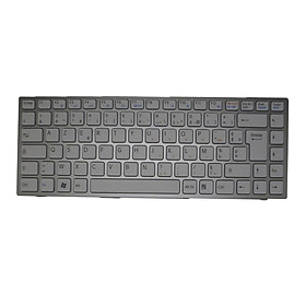 Keyboard for SONY For VAIO VPC-S VPCS - French Silver
