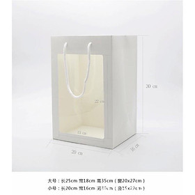 Mua Túi nửa kính đựng hoa kích thước 35x25x18 (có sỉ)