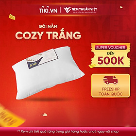 Mua Ruột Gối Nằm Thuần Việt Cozy Trắng Cao Cấp  Êm Ái Vượt Trội  Thoáng Mát