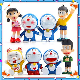Mua Set gồm 4 Doremon  Xuka  Nobita  Xeko và Doremi