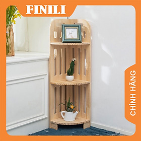 Kệ góc 5 tầng, 3 tầng trang trí gỗ thông, kệ trang trí góc nhà nghệ thuật FH71