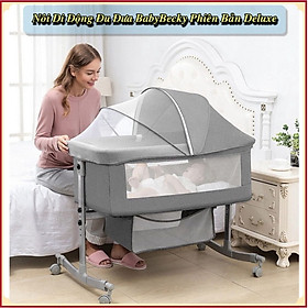 Nôi Di Động Đu Đưa An Toàn Cho Bé BabyBecky Phiên Bản Deluxe - Phiên Bản Cao Cấp 