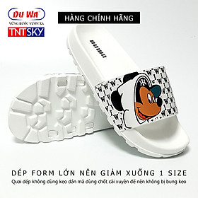 Dép nam, nữ quai ngang siêu nhẹ DUWA TK9032 TRẮNG - Hàng chính hãng