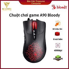 Mua Chuột Chơi Game Có Dây A4tech Bloody A90 6200CPI 8 Nút (Đen) - Hàng Chính Hãng