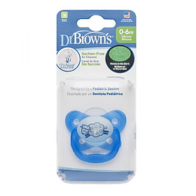 TY NGẬM ĐƠN PHÁT SÁNG CON CỪU DR BROWN'S (0-6M) màu xanh