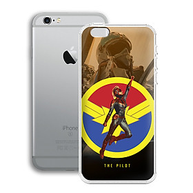 Ốp lưng Siêu Anh Hùng cho Apple Iphone 6/6S - 01011 0532 PILOT01 - Silicone dẻo - Hàng Chính Hãng