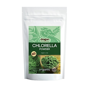 Bột tảo lục Chlorella hữu cơ Dragon Superfoods 200gr