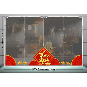 Mua DECAL TRANG TRÍ TẾT 2024 SỐ49