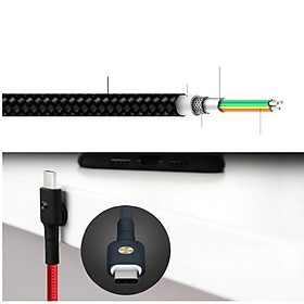 Cáp Sạc Xiaomi ZMI AL401 USB-C to USB-A (1m) - Hàng chính hãng