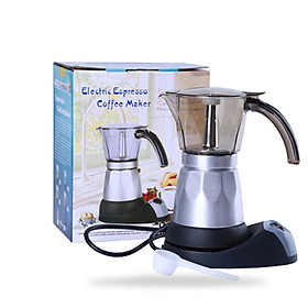 Mini Home Kitchen Electric Heat Coffee Maker Coffee Machine Moka Pot for 5 People