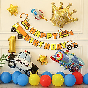 Bộ bong bóng trang trí Phi Hành Gia Astronaut Birthday set balloon phg48