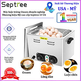 Mua Máy Nấu Trứng Onsen Septree EF-01 Hàng Nhập Khẩu - Điều Chỉnh Nhiệt Chính Xác  Hoạt Động Ổn Định