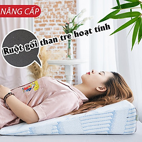 Mua Gối nêm chống trào ngược dạ dày người lớn Hi-Sleep loại 1 lớp 70x60x14cm giúp giảm trào ngược  viêm xoang  nghẹt mũi  ho đêm  copd  ngáy  ngưng thở khi ngủ