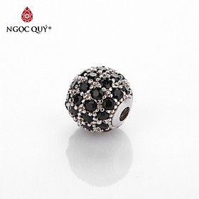 Combo 6 cái charm hợp kim đính đá - Ngọc Quý Gemstones